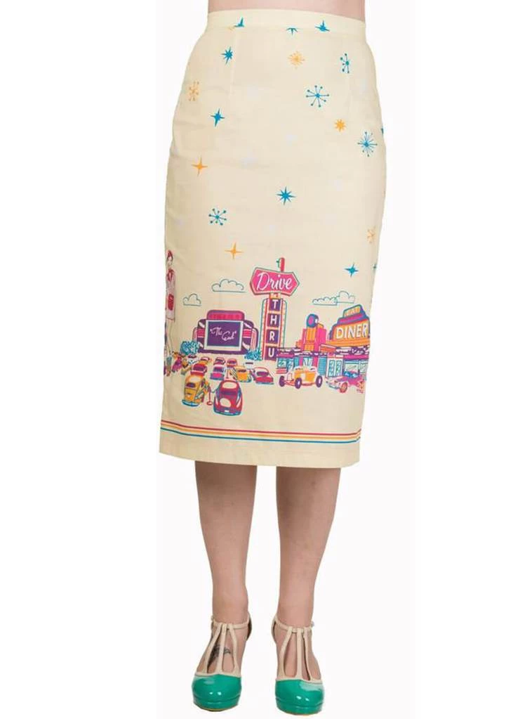 Banned Hold Tight Diner Pencil Rok New In