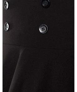 Belsira Paris 50's Swing Skirt Black New In