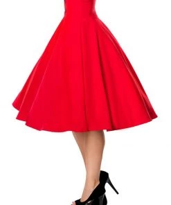 Belsira Paris 50's Swing Skir Red New In