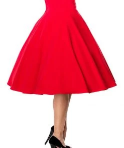 Belsira Paris 50's Swing Skir Red New In