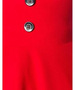 Belsira Paris 50's Swing Skir Red New In