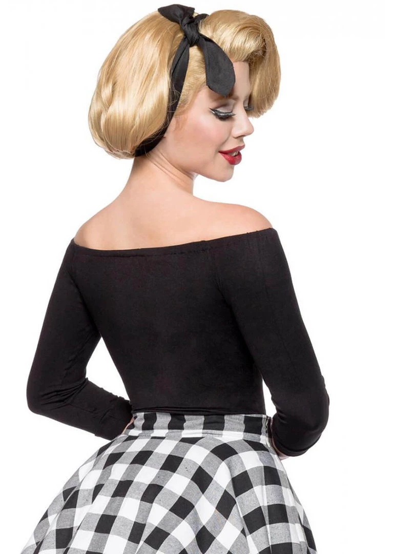 Belsira Olivia 50's Top Black New In