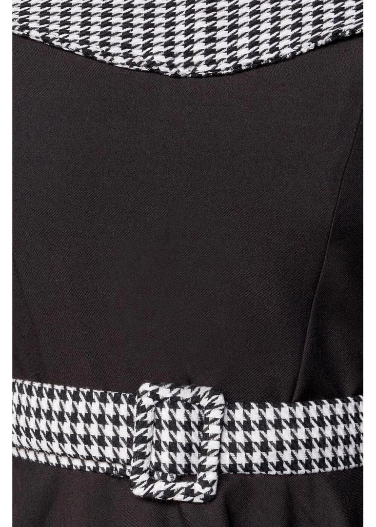 Belsira Queenie 50's Swing Dress Black New In