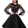 Belsira Fiona 50's Swing Dress Black