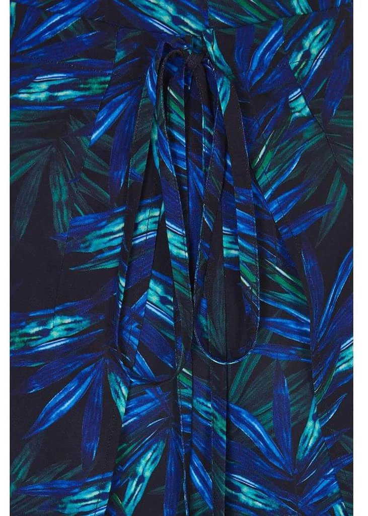 Bright & Beautiful Marla Painted Palm 70's Trousers Multi