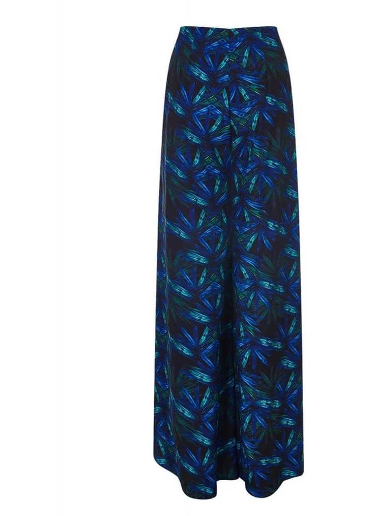 Bright & Beautiful Marla Painted Palm 70's Trousers Multi