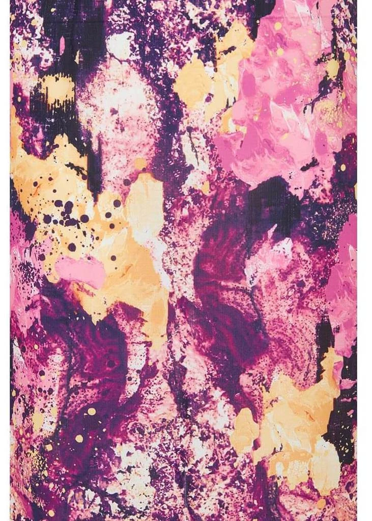 Bright & Beautiful Opal Marble Galaxy 70's Pencil Skirt Multi New In