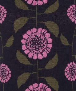 Bright & Beautiful Zora Groovy Floral 60's Jumper In Multi