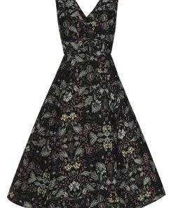 New In Bright & Beautiful Melissa Nature Nouveau 50's Swing Dress Multi