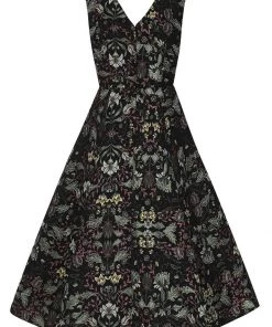 New In Bright & Beautiful Melissa Nature Nouveau 50's Swing Dress Multi