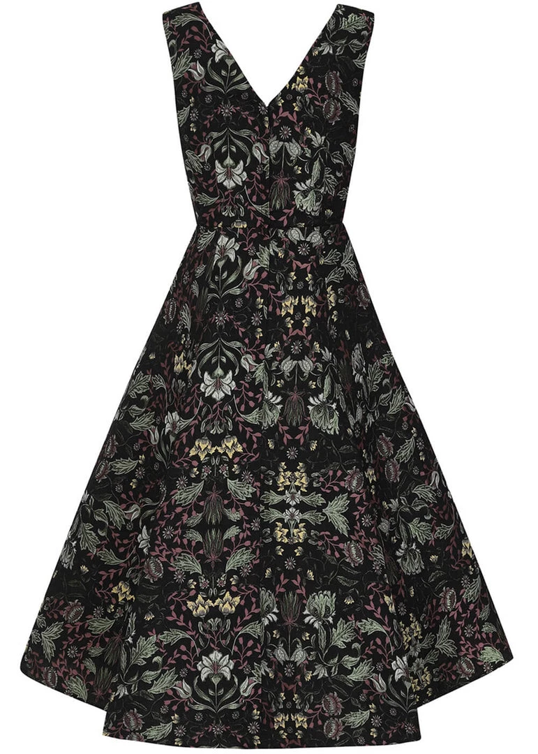 New In Bright & Beautiful Melissa Nature Nouveau 50's Swing Dress Multi