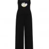 New In Bright & Beautiful Emma Daisy Dreamer 60's Dungarees Black