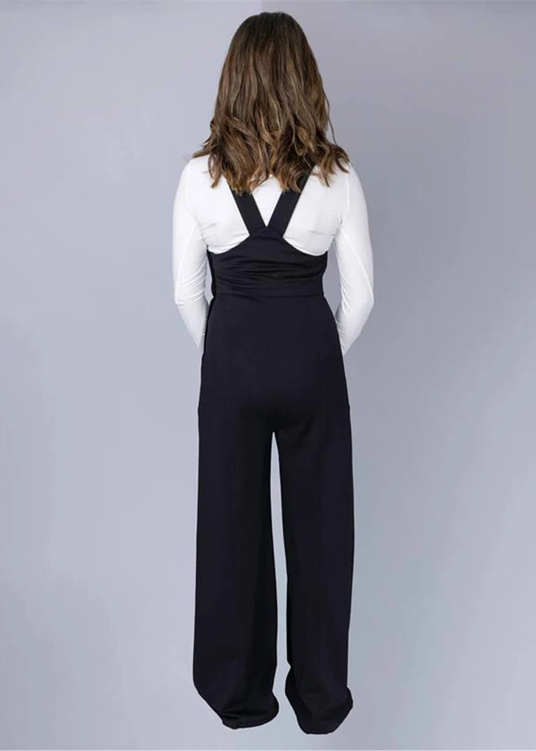 New In Bright & Beautiful Emma Daisy Dreamer 60's Dungarees Black