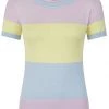 Bright & Beautiful Sydney Striped 70's Jumper Pastel Colours