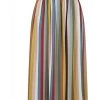 Bright & Beautiful Maria Deckchair Stripe Rainbow Midi 60's Skirt Multi New In
