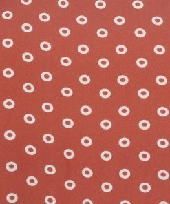 Bright & Beautiful Penny Doughnut Polka 70's Blouse Red New In