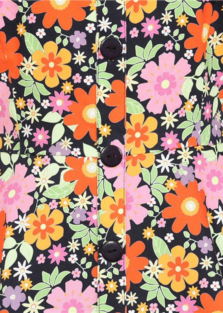 Bright & Beautiful Jemma Paradise Bloom 60's Dress Multi