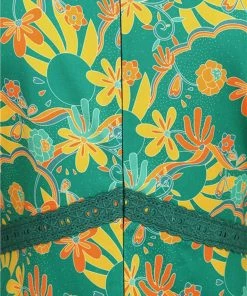 Bright & Beautiful Emily Holiday Trip 60's Dress Multi New In