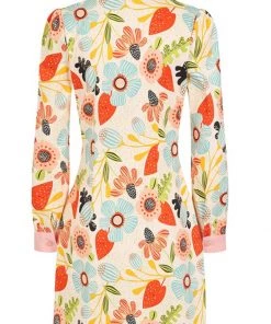 New In Bright & Beautiful Annabell Songbird Floral 60's Dress Multi
