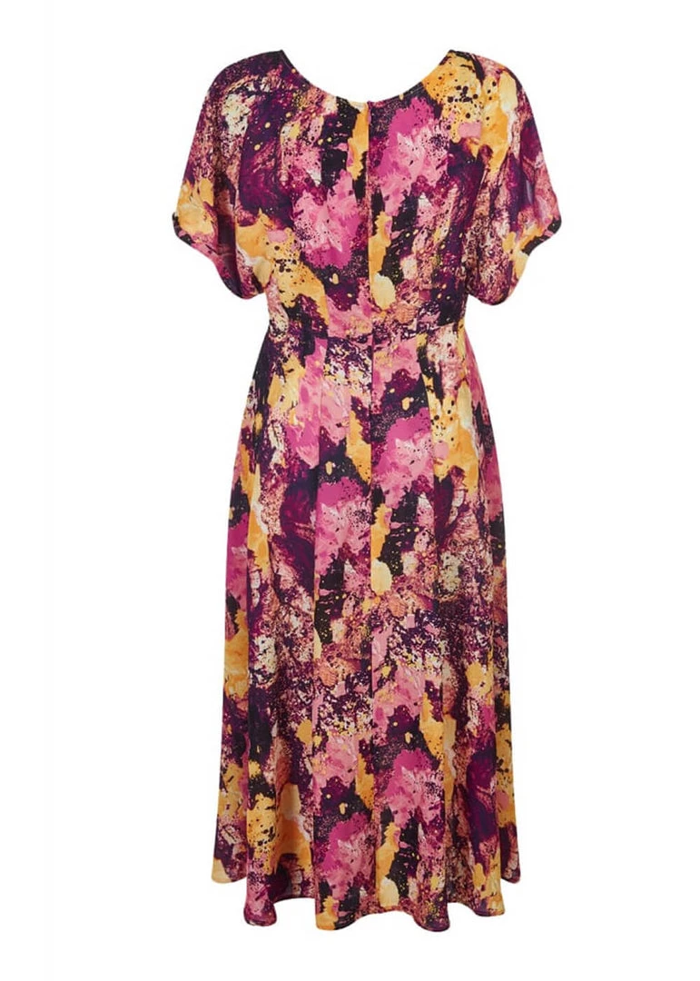 Bright & Beautiful Jenny Marble Galaxy 60's Dress