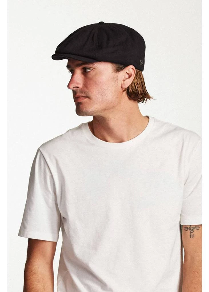 Brixton Brood Snap Cap Black