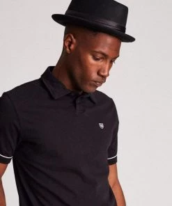 New In Brixton Stout Pork Pie Hat Black