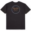 New In Brixton Mens Wheeler Ll SS Washed T-Shirt Black Blue