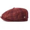 Brixton Brood Baggy Snap Cap Crimson