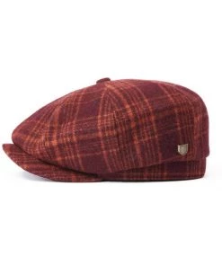 Brixton Brood Baggy Snap Cap Crimson