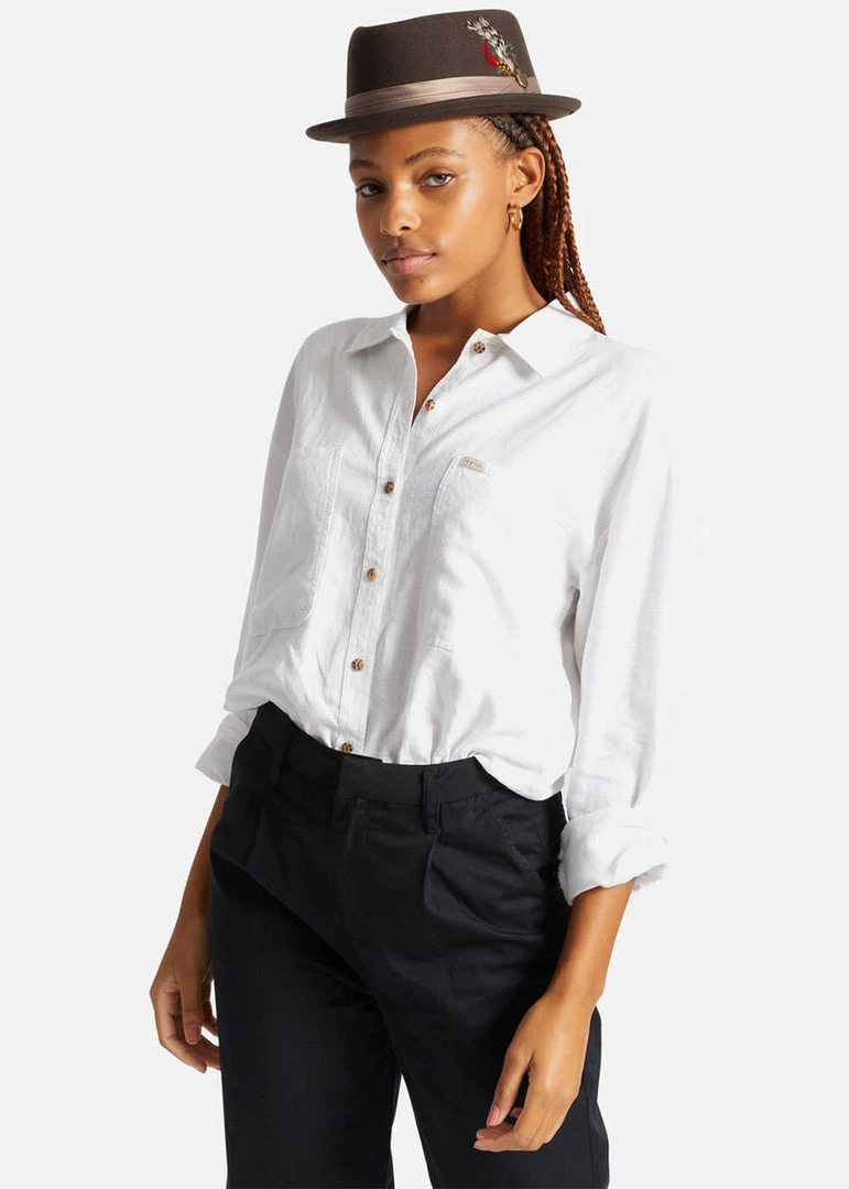 New In Brixton Stout Pork Pie Hat Brown Bronze