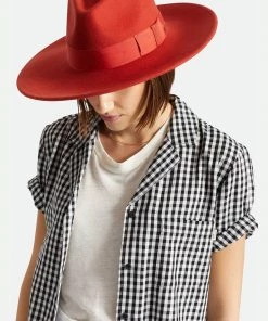 Brixton Joanna Felt Hat Phoenix Orange