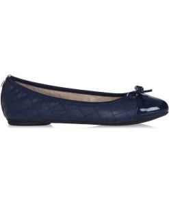 Butterfly Twist Olivia Foldable Flats Navy