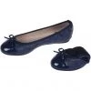 Butterfly Twist Olivia Foldable Flats Navy