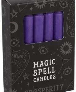 Succubus Protection Spell 12 Candles Purple New In