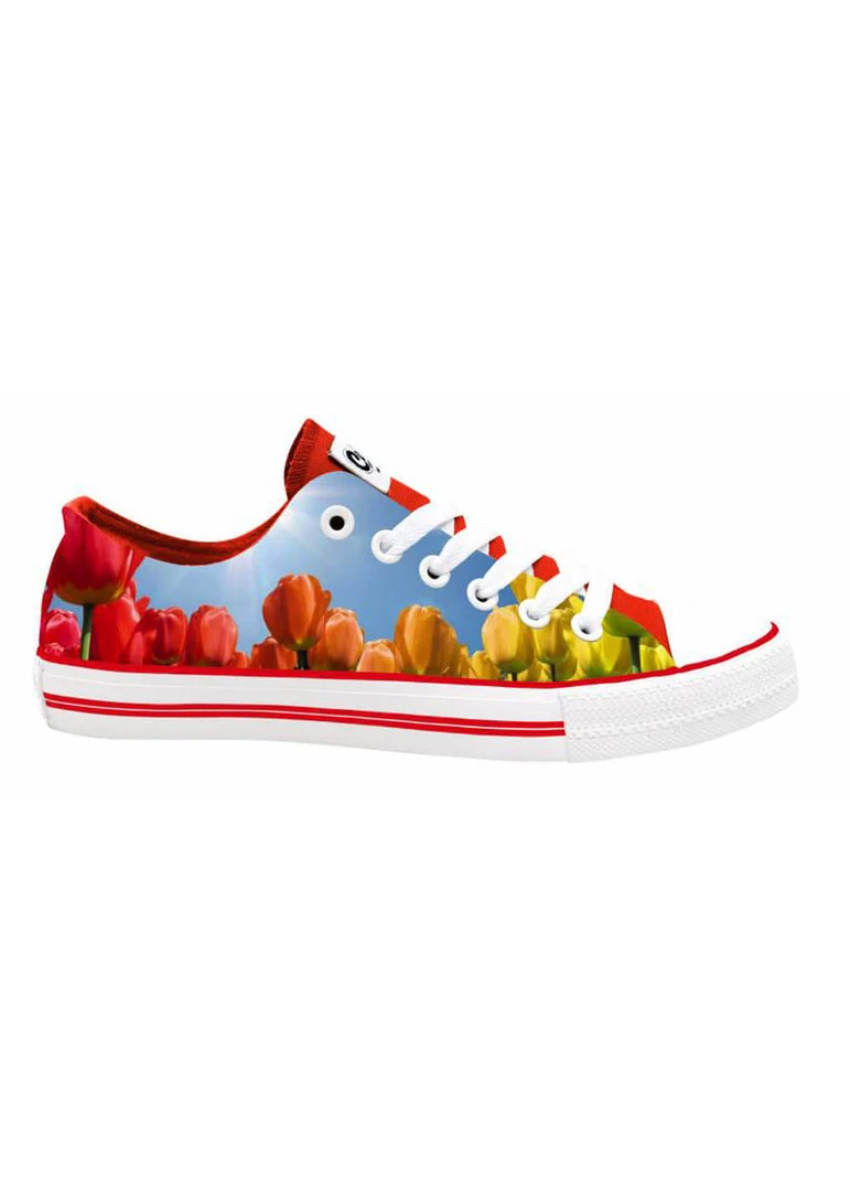 Celdes Sneakers Tulips Red