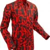 New In Chenaski Mens Shirt Moloko Red Black