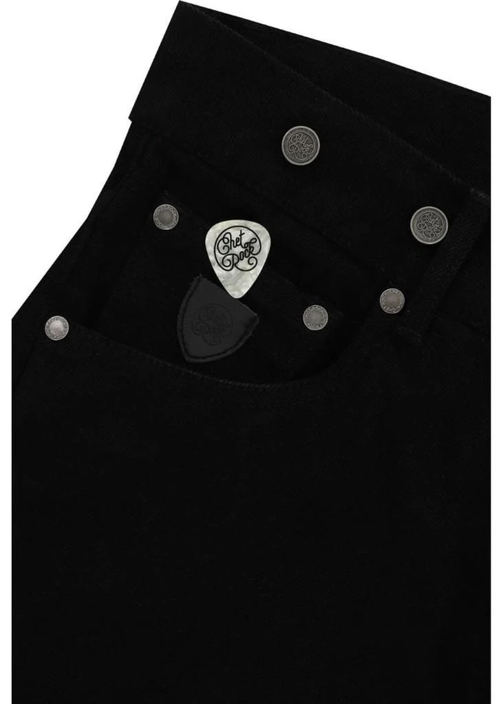 Chet Rock Mens Loose Larry Jeans Black