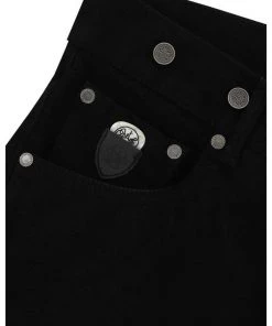 Chet Rock Mens Loose Larry Jeans Black