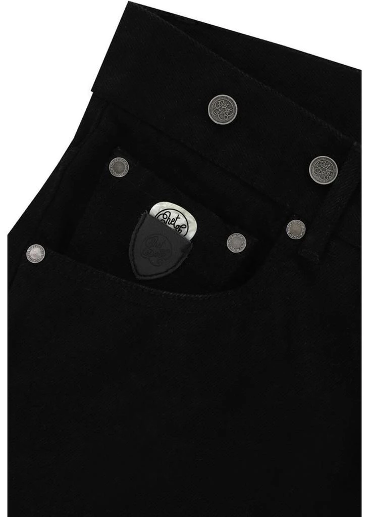 Chet Rock Mens Loose Larry Jeans Black