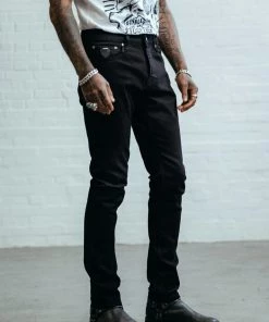 Chet Rock Mens Rockstar Jeans Black New In