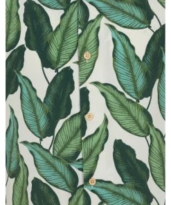 New In Chet Rock Rainforest 50's Shirt Ivory