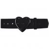 Collectif Adore Heart 50's Belt Black New In