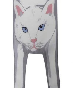 Collectif White Kitty Scarf White New In