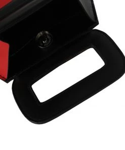 Collectif Susie Two Tone 60's Bag Black Red