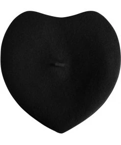 Collectif Sweetheart 50's Beret Black New In