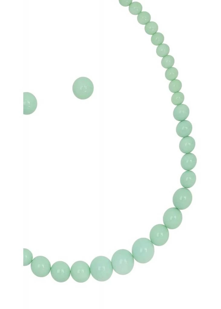 New In Collectif Natalie Bead Set Necklace And Earrings Mint