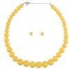 New In Collectif Natalie Bead Set Necklace Yellow