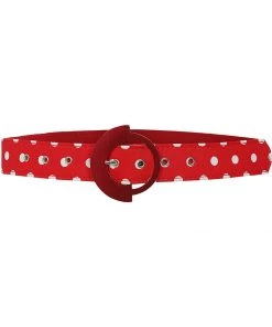 New In Collectif Cici Polkadot 50's Belt Rot