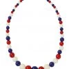 New In Collectif Kiria Nautical 40's Kette Red White Blue