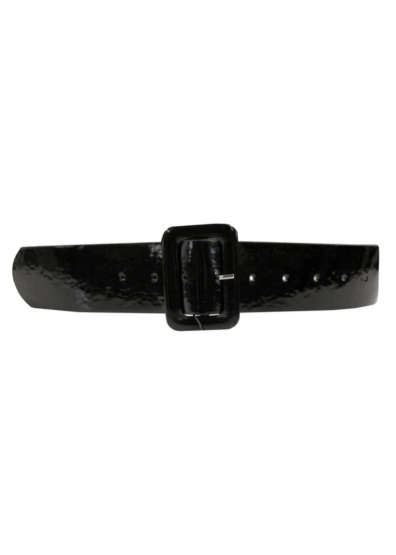 Collectif Sally 50's PVC Belt Black